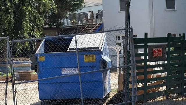A runaway teenager sleeping in a dumpster was nearly crushed when a garbage company emptied the container early Tuesday morning. Stamford Police Sgt. Robert Shawinsky said the 16-year-old Connecticut boy was lucky the garbage truck driver heard his cries for help and stopped the compactor. The boy emerged from the hopper with some scrapes and bruises.