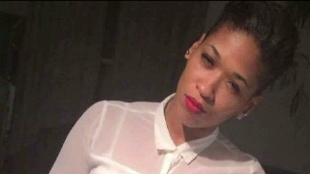 A mother of two teenagers was shot to death early Tuesday night as she stood looking out of a second floor window in her Bridgeport home.