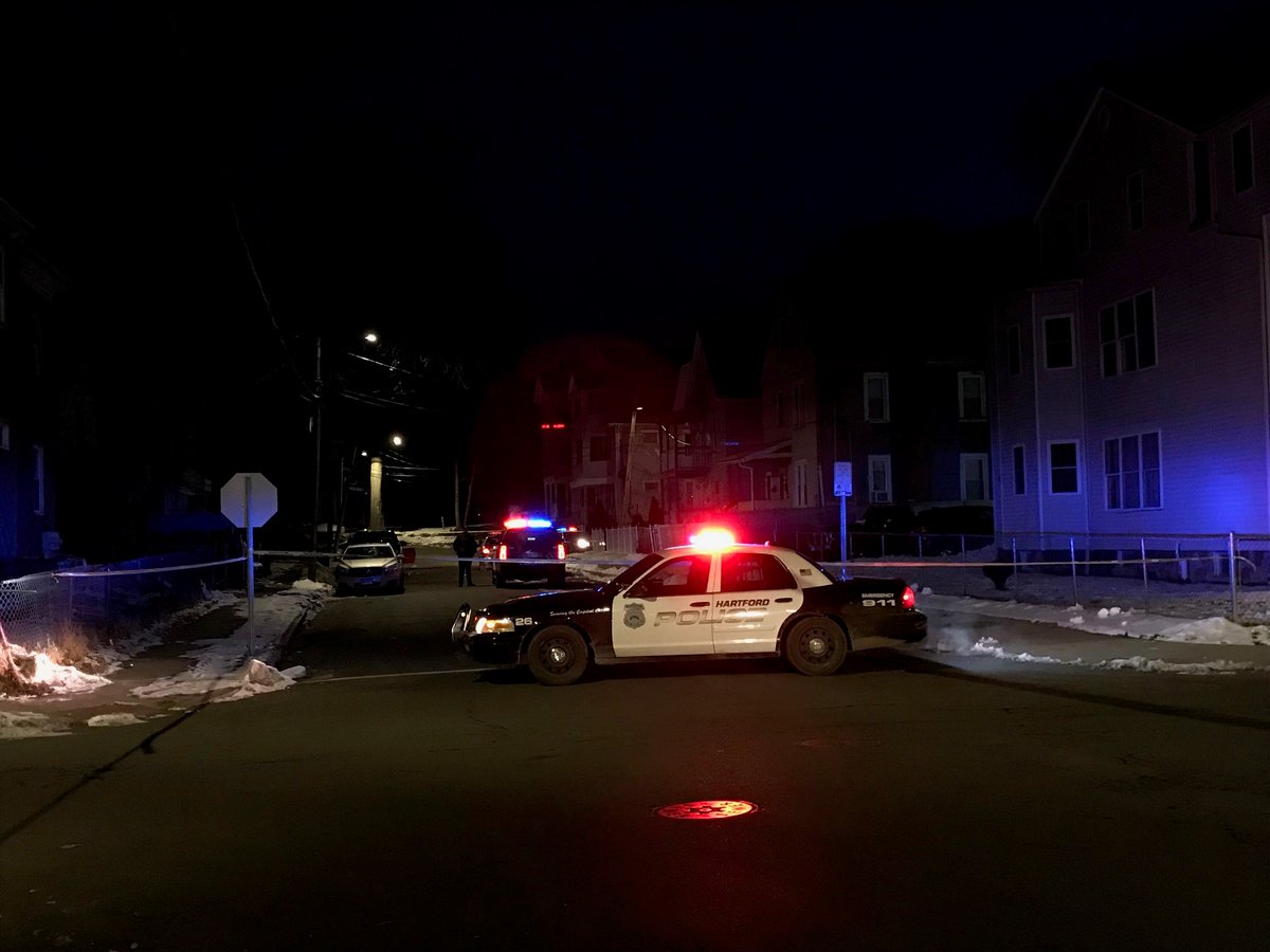 Police  investigating a shooting in the North End by Brook Street. Around 4:30 a.m. officers found a man sitting in a car suffering from gunshot wounds