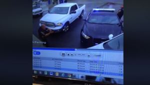 Hartford Police have arrested a woman who allegedly struck a police cruiser then led them on a pursuit through multiple towns Tuesday afternoon.    