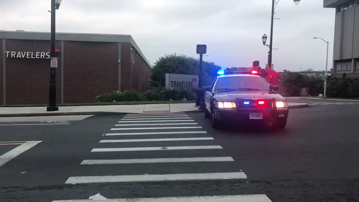 Police investigating shooting on Windsor street in Hartford they found a man and woman with serious injuries in a car, officers believe shooting happened somewhere else.