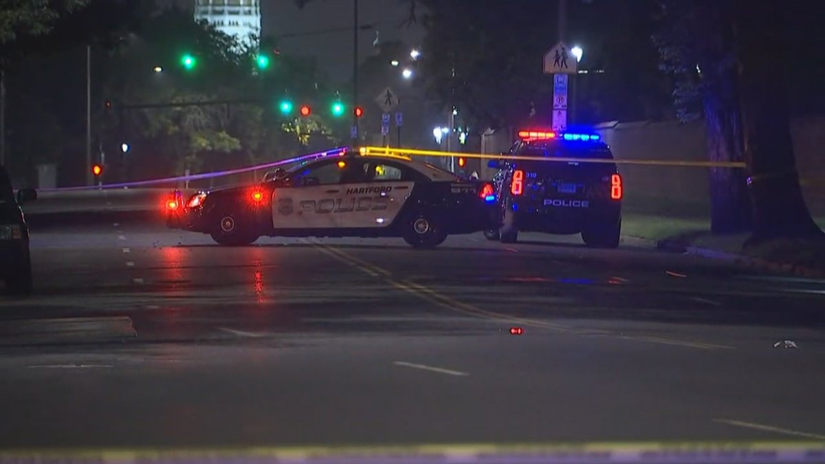 Hartford police said a man was stabbed several times in the chest early this morning