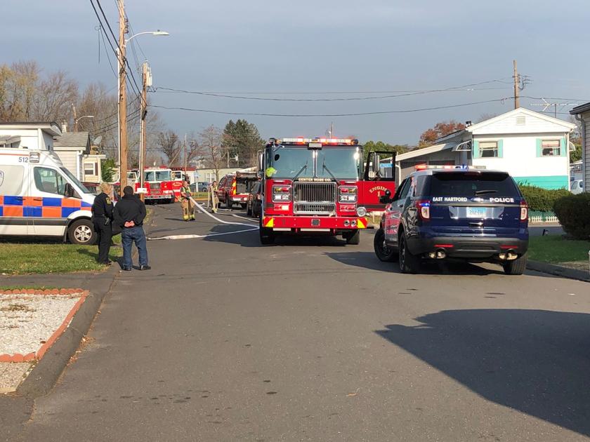 Firefighters respond to reported fire at East Hartford trailer park