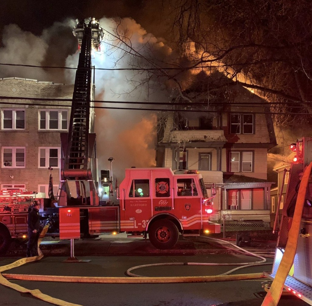 Overnight fire sent residents out into the street early on Saturday. Firefighters responded to 213 Westland Street about 1:15 a.m. and found the 3-story multi-family house with heavy fire on the top floor