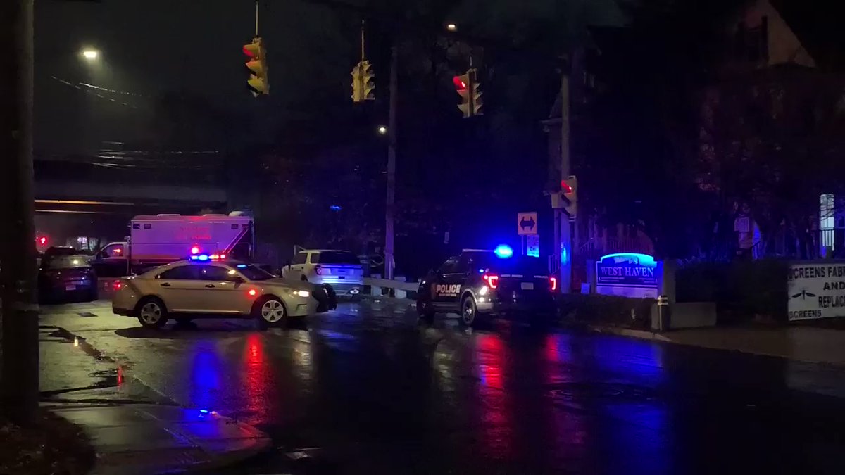 Portion of Campbell Avenue in West Haven remains closed 12 hours after an officer-involved shooting Police says after a pursuit from Norwalk and an altercation a carjacking suspect was shot and killed