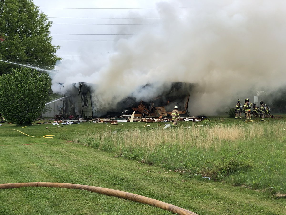 Berlin Ct. working fire with house explosion. One occupant transported yo the hospital. 