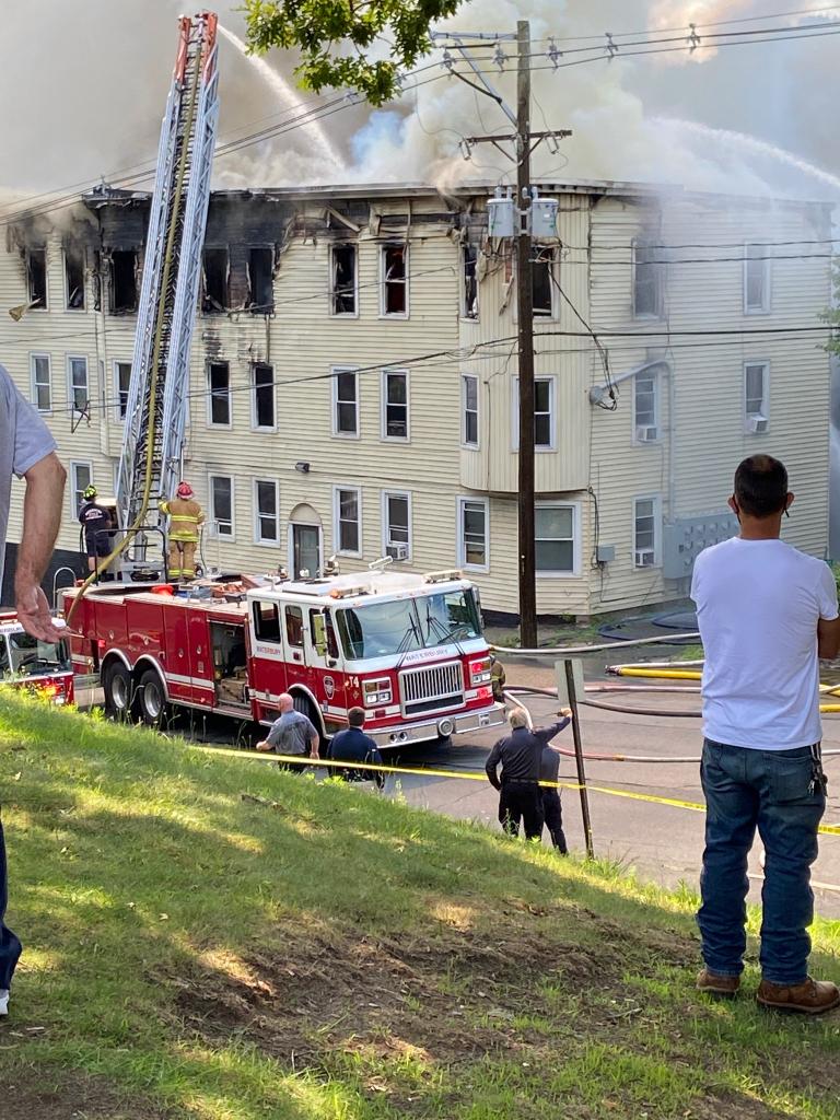 Waterbury fire Colley Street 