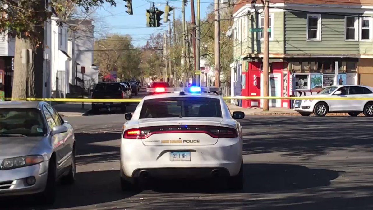A supermarket/convenience store, at West & Hurlburt in NewHaven, was the site of a reported attempted armed robbery and shooting late this morning. Police have not yet confirmed that the store owner shot at a person attempting to rob his store. 