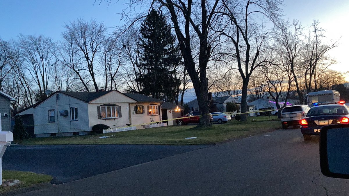 Dale Street in Windsor Locks where 2 bodies were found in a home Friday night. A search warrant has been executed both here and at a house in Suffield