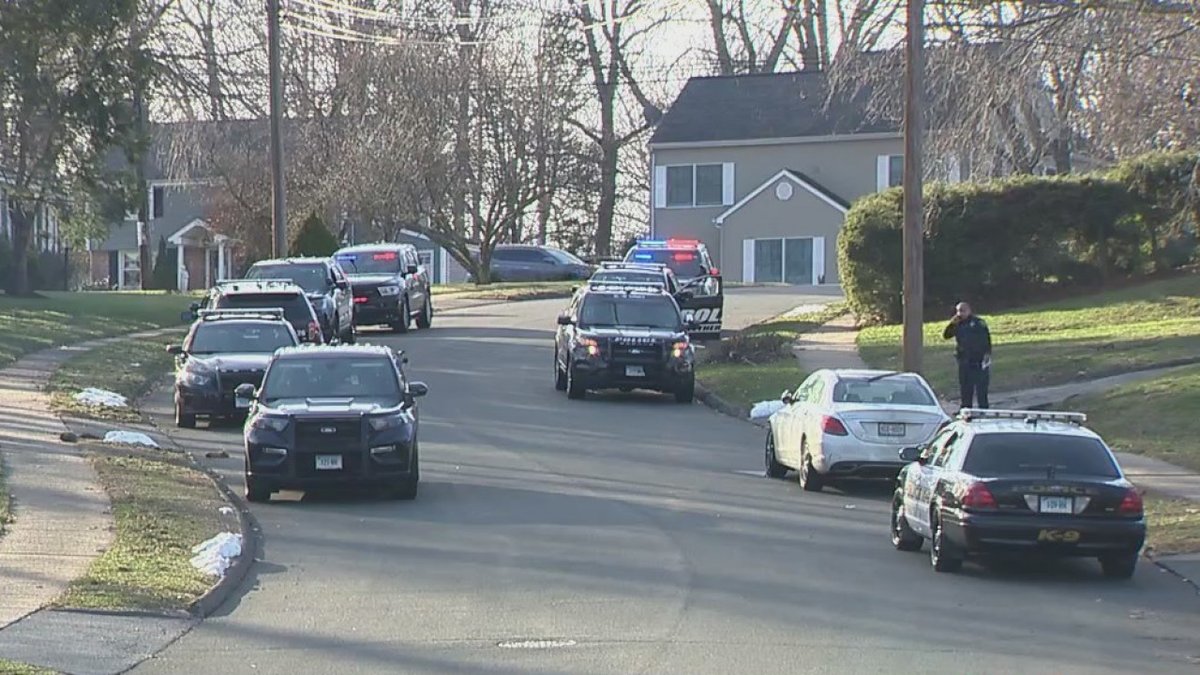 Multi-car crash involving Rocky Hill PD cruiser 'appears to be tied' to pursuit of suspect vehicle involved in shooting incident.