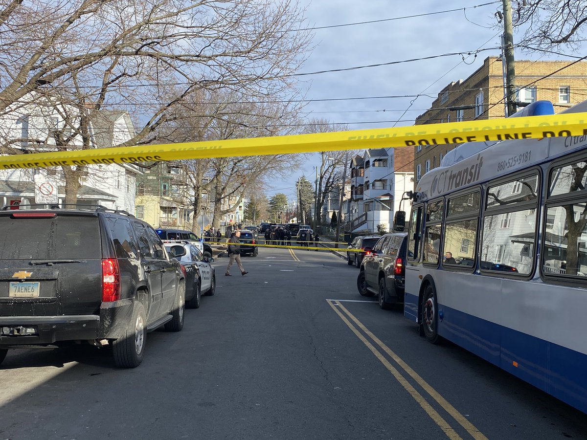 On the scene of a shooting in hartford's north end off of enfield street