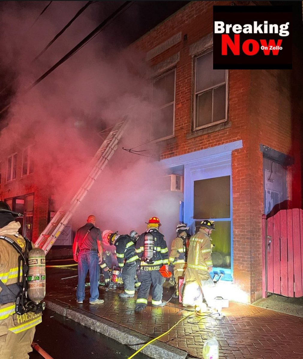 Fire Stafford 83 Main St 2 story vacant smoke showing  