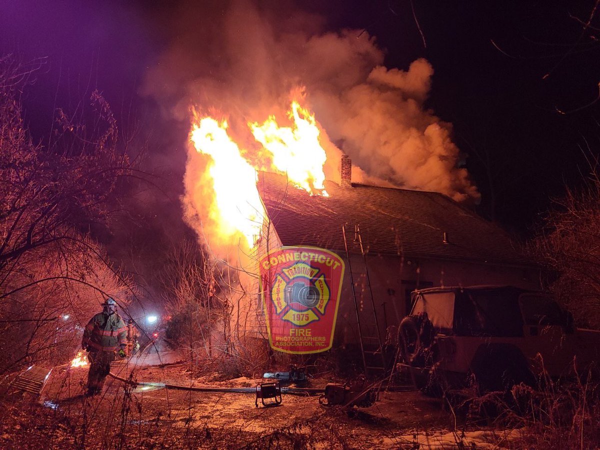 E. Rutland Rd. 2nd Alarm Fire (Milford, CT) 1/25/22.  Full video and stills to come