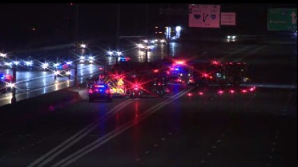 A man has died after being struck by a vehicle Tuesday night on Interstate 84 in East Hartford