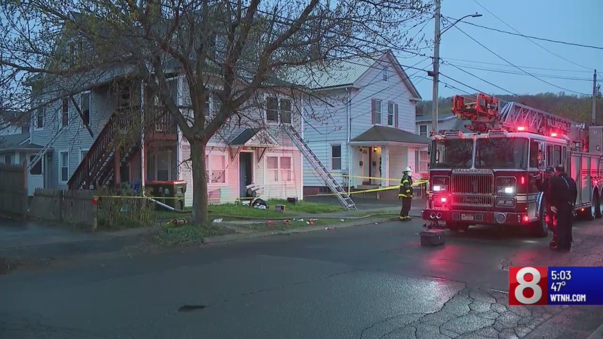 Fire officials said the house fire that killed two people and injured one in Wallingford has been deemed  criminal in nature.