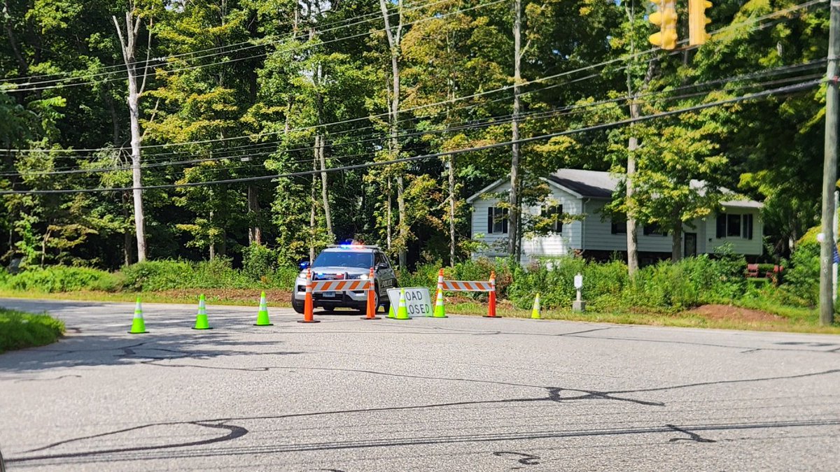 One woman died and another person was injured in a crash on Long Hill Road Saturday morning