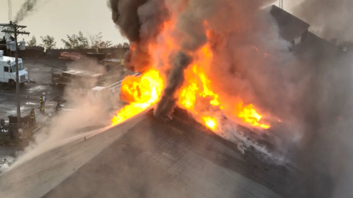 Our drone images capture the sheer scale of the fire in New Haven right now. News 8 is on the scene.  