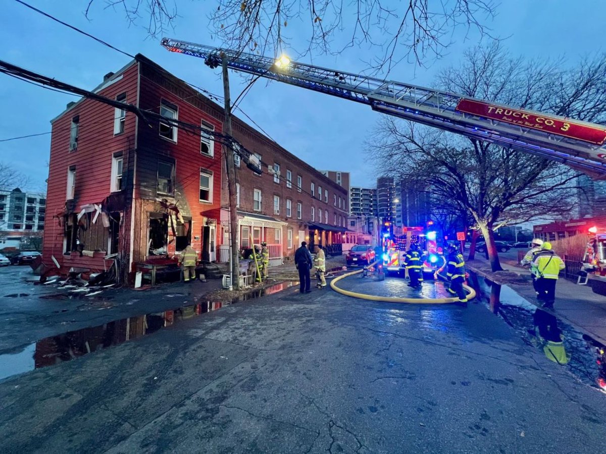 An occupant is severely injured after jumping from a window to escape a structure fire in Stamford early Saturday morning