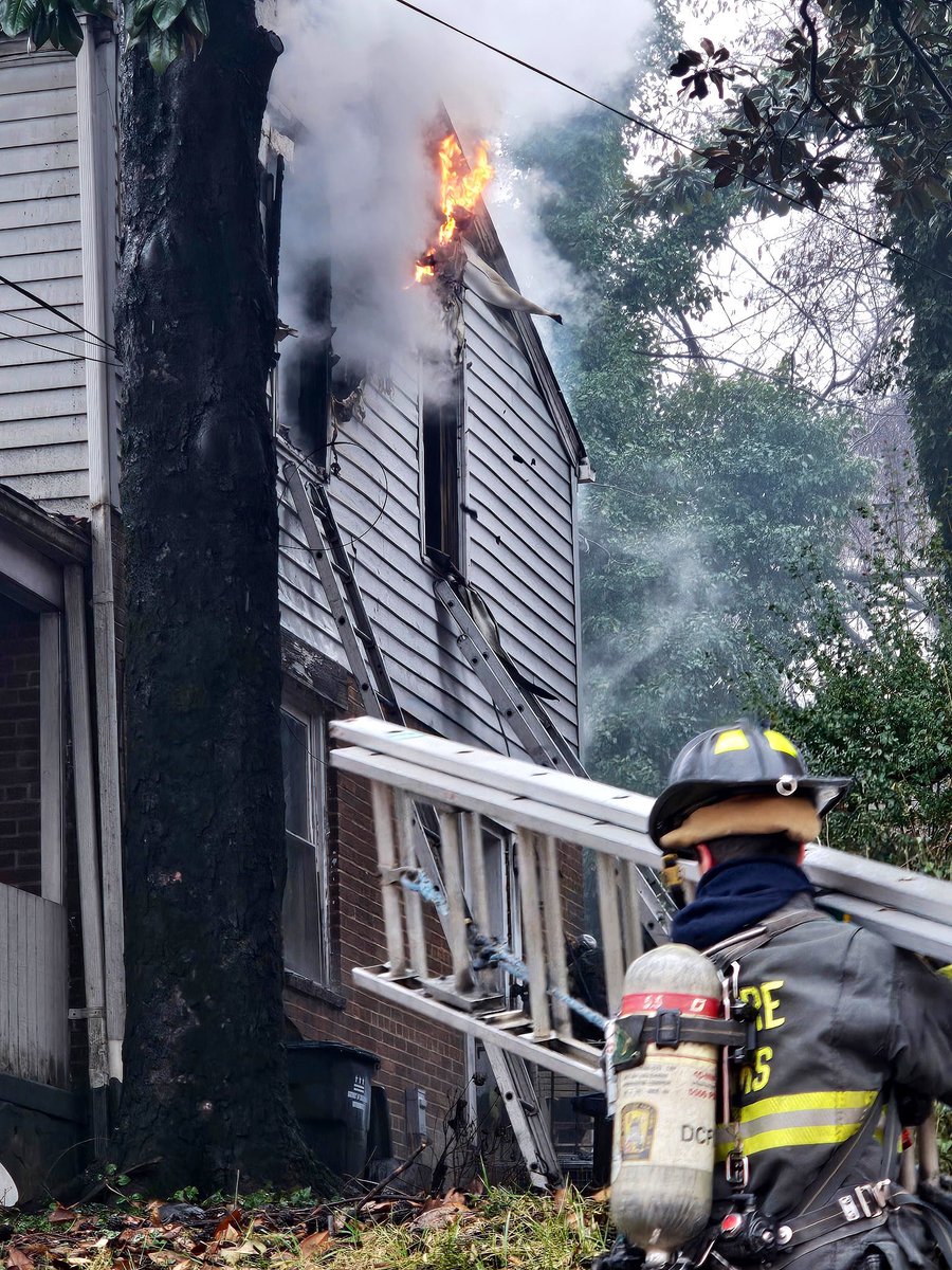 Fire in the 5000 block of Sheriff Rd NE. DC firefighters