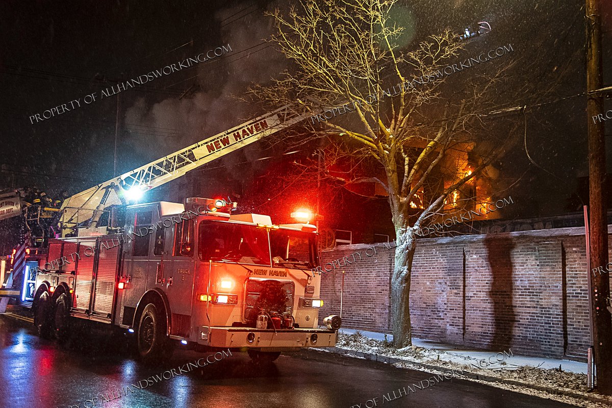 Two alarm, commercial building fire in New Haven, CT. 