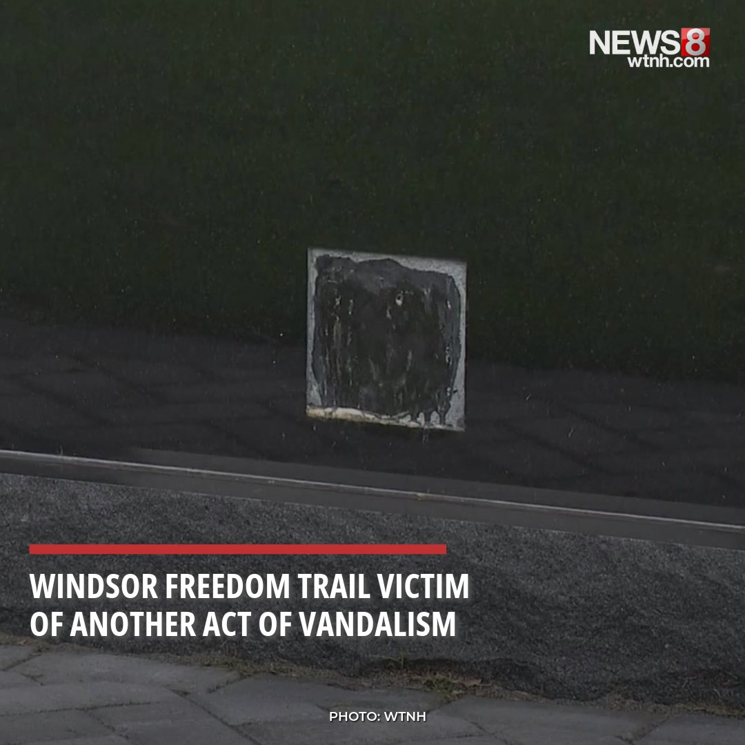 Police are now investigating two incidents of vandalism along the Windsor Freedom Trail